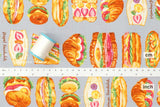 Japanese Fabric Sandwiches - grey - 50cm