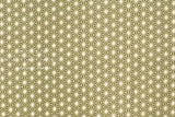Japanese Fabric - asanoha double gauze - green - 50cm