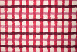 Japanese Fabric Recycled Cotton Canvas Check - A - 50cm