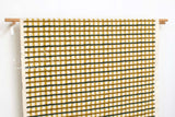 Japanese Fabric Recycled Cotton Canvas Check - C - 50cm