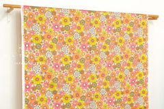 Japanese Fabric Retro Vintage Flowers - A - 50cm