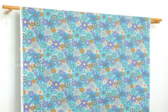 Japanese Fabric Retro Vintage Flowers - D - 50cm