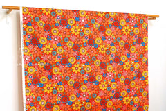 Japanese Fabric Retro Vintage Flowers - E - 50cm