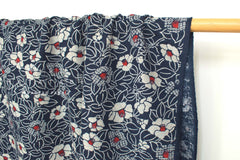 Japanese Fabric Tsubaki Camellia - 7A - 50cm