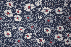 Japanese Fabric Tsubaki Camellia - 7A - 50cm