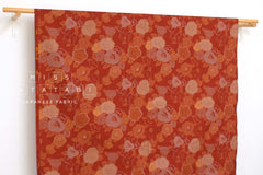 Japanese Fabric Tsubaki Awase Monyo - A - 50cm
