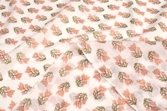 Hand Printed Indian Cotton Voile - A1 - 50cm