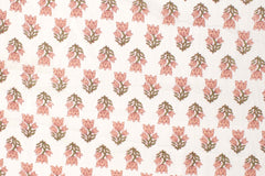 Hand Printed Indian Cotton Voile - A1 - 50cm