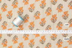 Hand Printed Indian Cotton Voile - A2 - 50cm