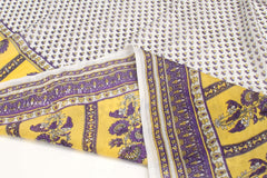 Hand Printed Indian Cotton Voile - C2 - 50cm