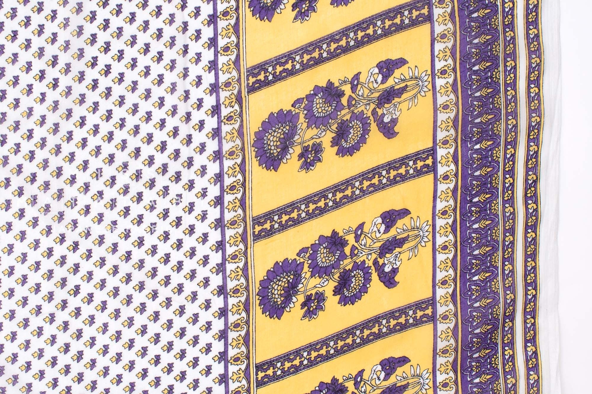 Hand Printed Indian Cotton Voile - C2 - 50cm