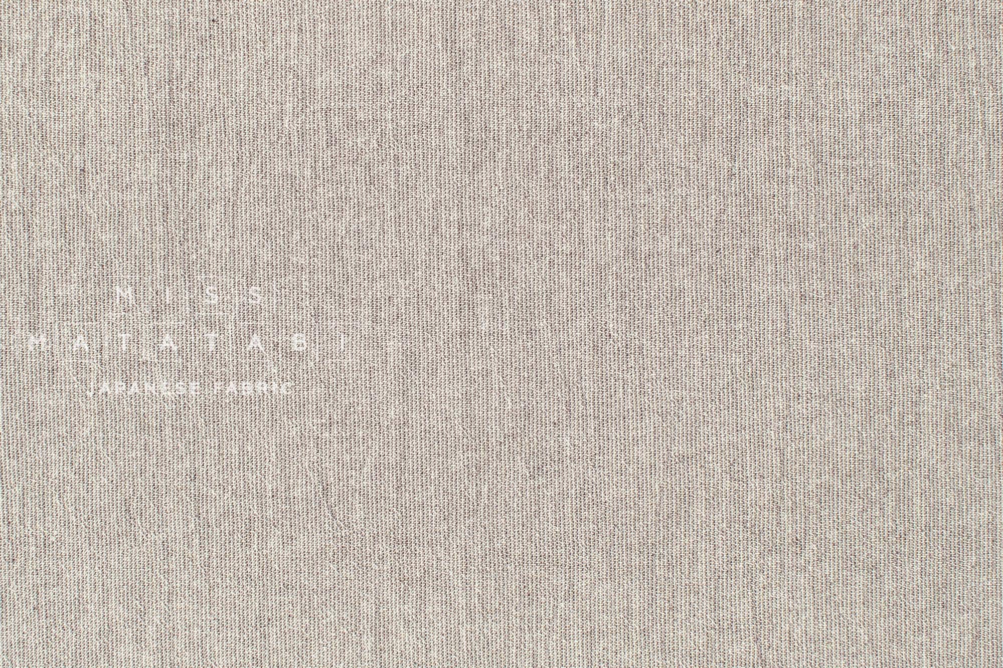 Japanese Fabric Shokunin Collection Yarn-Dyed textured cotton - brown - 50cm