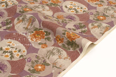 Japanese Fabric Kai Hana Monyo - E - 50cm