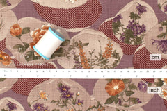 Japanese Fabric Kai Hana Monyo - E - 50cm