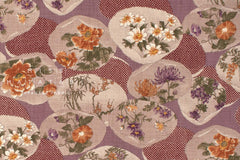 Japanese Fabric Kai Hana Monyo - E - 50cm