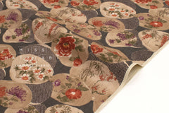 Japanese Fabric Kai Hana Monyo - D - 50cm