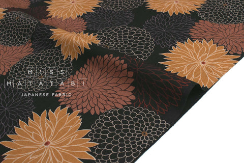 Japanese Fabric Chrysanthemum Pattern - D - 50cm