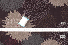Japanese Fabric Chrysanthemum Pattern - C - 50cm
