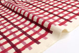 Japanese Fabric Recycled Cotton Canvas Check - A - 50cm