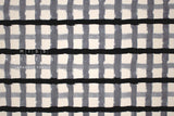 Japanese Fabric Recycled Cotton Canvas Check - F - 50cm