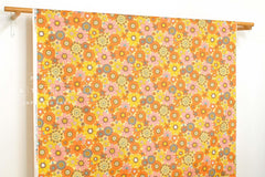 Japanese Fabric Retro Vintage Flowers - B - 50cm