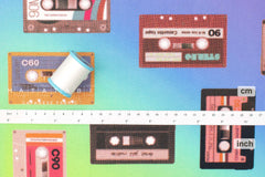 Japanese Fabric Cassette Tapes - 50cm