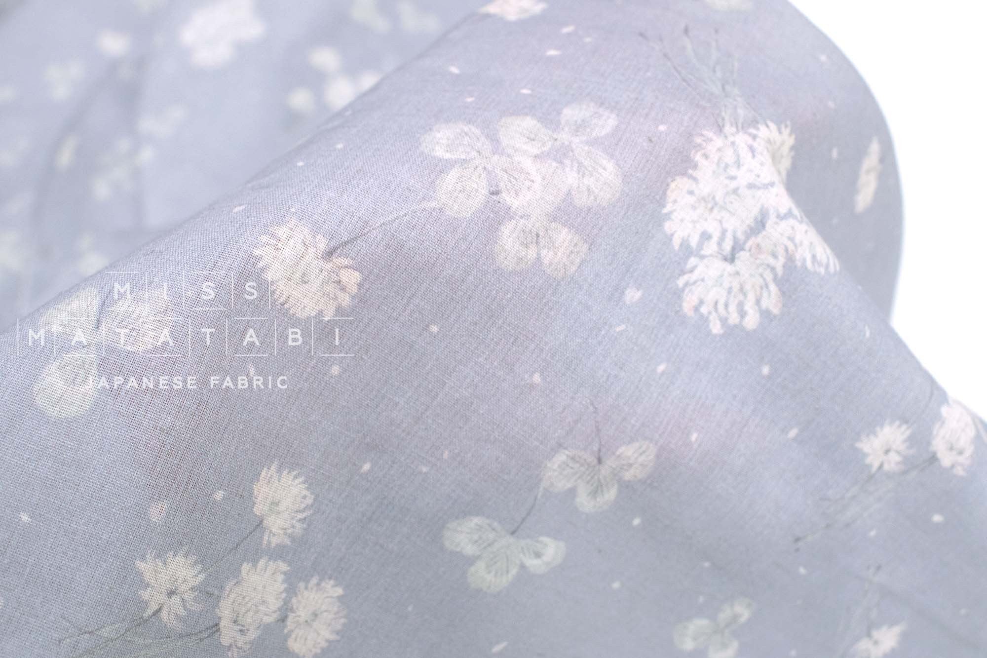 Japanese Fabric Kokka Yui shirotsumekusa - 50cm