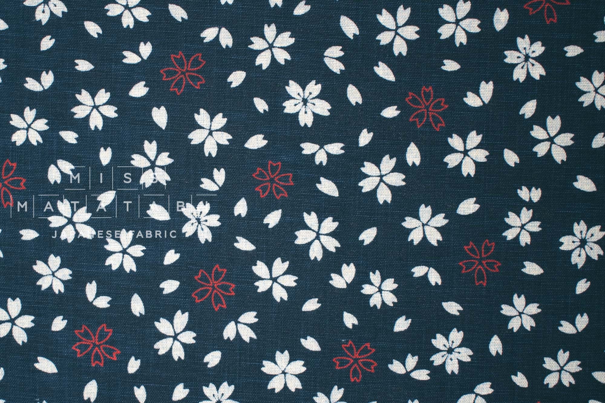 Japanese Fabric Sakura Cherry Blossoms - 8A - 50cm