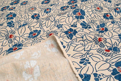 Japanese Fabric Tsubaki Camellia - 7B - 50cm