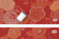 Japanese Fabric Tsubaki Awase Monyo - A - 50cm