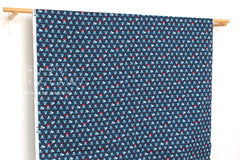 Japanese Fabric Mt Fuji - blue - 50cm