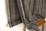 Japanese Fabric Shokunin Collection Yarn-Dyed Plaid - black - 50cm