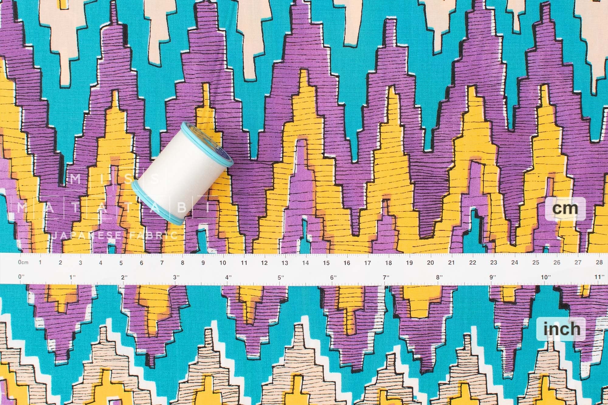 Japanese Fabric Wax Print Style III - B - 50cm