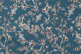 Japanese Fabric Kasuri Style Floral - C - 50cm