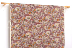 Japanese Fabric Kai Hana Monyo - E - 50cm