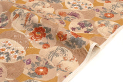 Japanese Fabric Kai Hana Monyo - C - 50cm