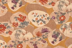 Japanese Fabric Kai Hana Monyo - C - 50cm