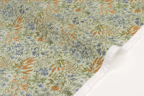 Japanese Fabric Cotton Ripple Josephine Floral - D - 50cm