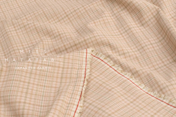 Japanese Fabric Yarn-Dyed Cotton Check - B - 50cm