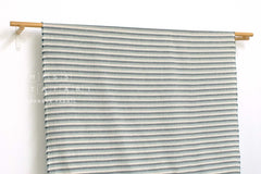 Japanese Fabric Shokunin Collection Deadstock Yarn-Dyed Slub Stripes - blue - 50cm
