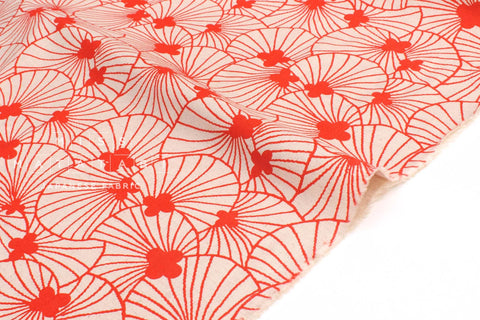 Japanese Fabric Lily Pad - red - 50cm