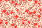 Japanese Fabric Lily Pad - red - 50cm