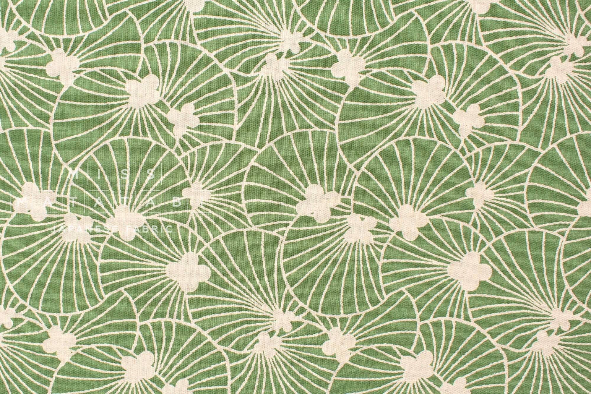 Japanese Fabric Lily Pad - green - 50cm