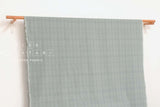 Japanese Fabric Shokunin Collection Yarn Dyed Sashiko Stitch - grey blue - 50cm