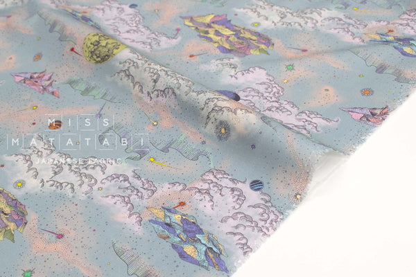 Japanese Fabric Ethereal Mountains II - B - 50cm
