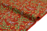Japanese Fabric Winter Berry - red - 50cm