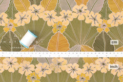 Japanese Fabric Growth - green - 50cm