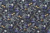 Japanese Fabric Corduroy Summer Floral - D - 50cm