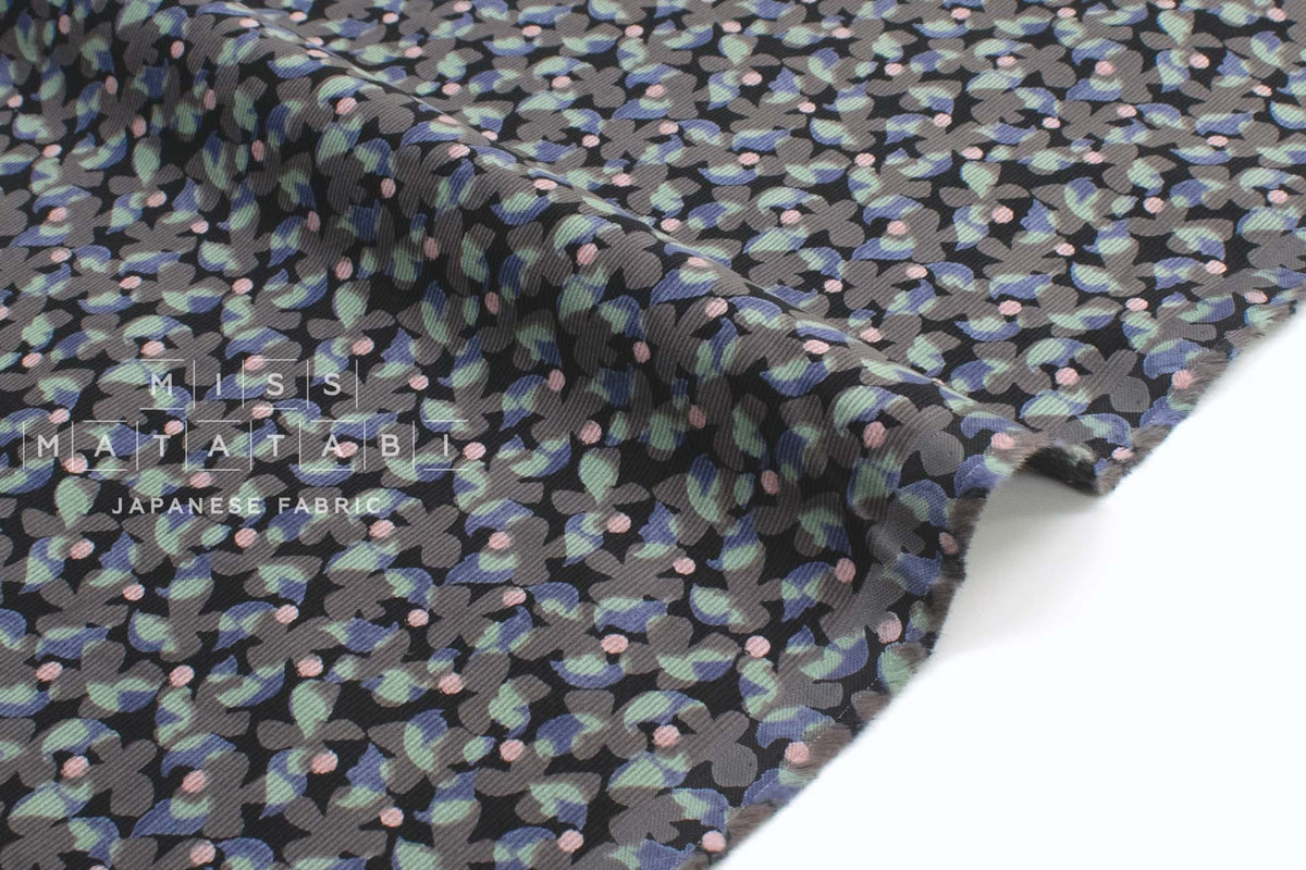 Japanese Fabric Corduroy Kaleidoscope - F - 50cm
