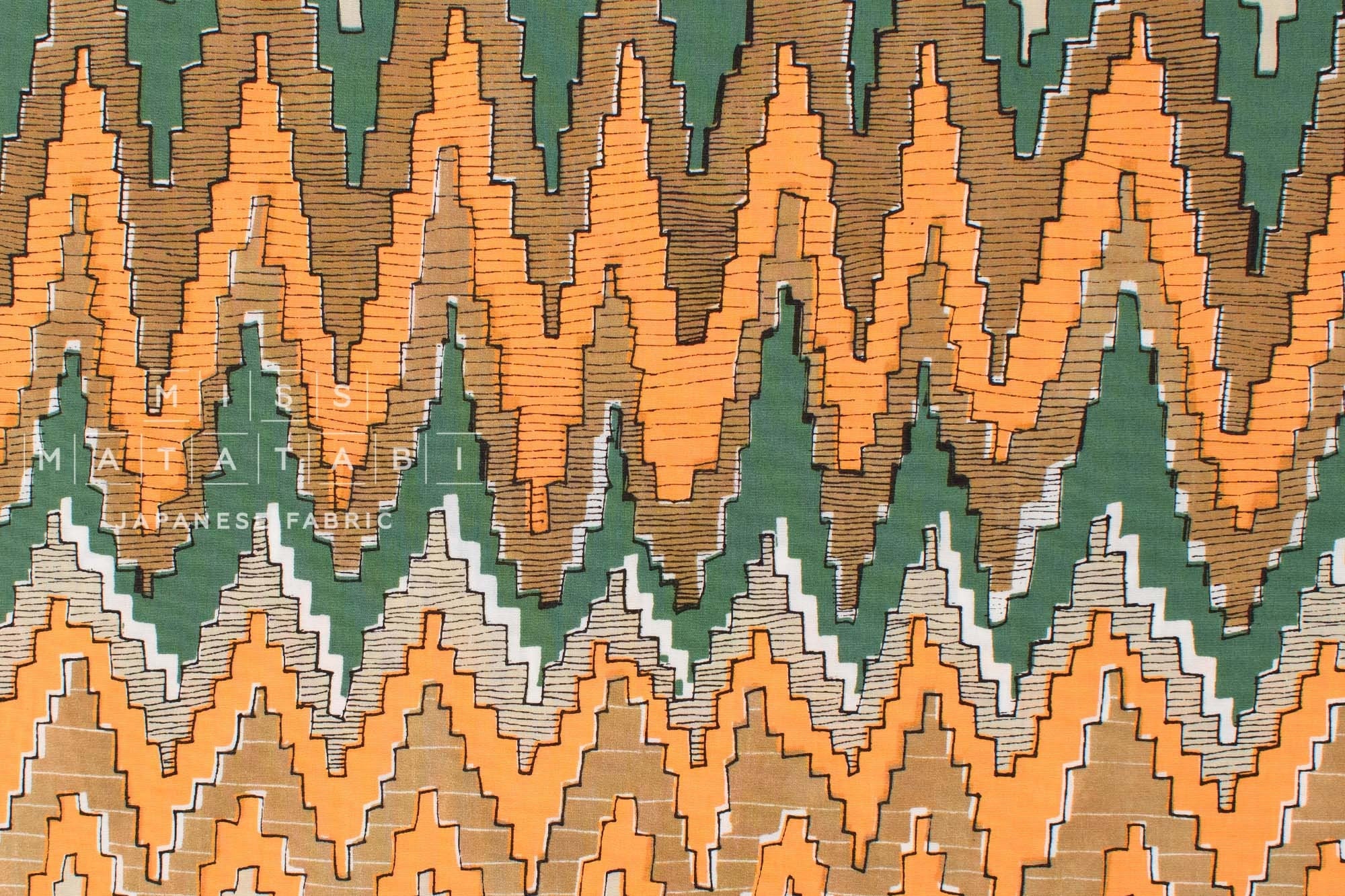 Japanese Fabric Wax Print Style III - A - 50cm
